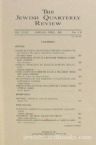 The Jewish Quarterly Review Vol. LXXX No. 3-4 - January-April 1990
